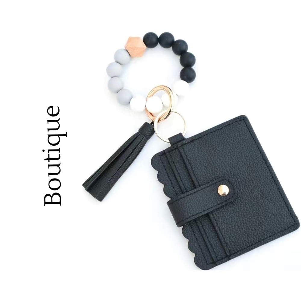 Wristlet Wallet Bracelet Keychain